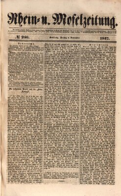 Rhein- und Mosel-Zeitung Freitag 5. November 1847