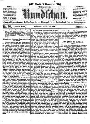 Allgemeine Rundschau Sonntag 29. Juli 1866