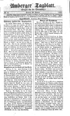 Amberger Tagblatt Freitag 22. Januar 1864