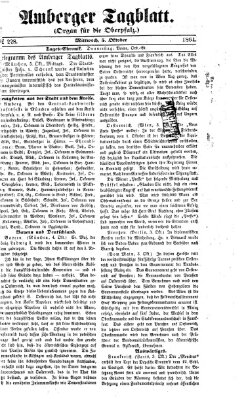 Amberger Tagblatt Mittwoch 5. Oktober 1864
