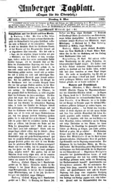 Amberger Tagblatt Dienstag 2. Mai 1865