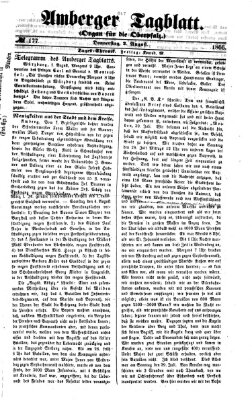 Amberger Tagblatt Donnerstag 2. August 1866