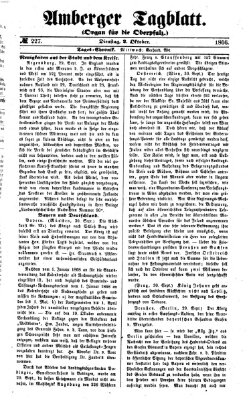 Amberger Tagblatt Dienstag 2. Oktober 1866