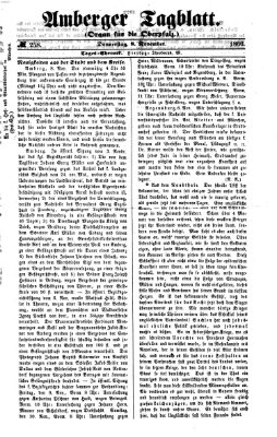 Amberger Tagblatt Donnerstag 8. November 1866