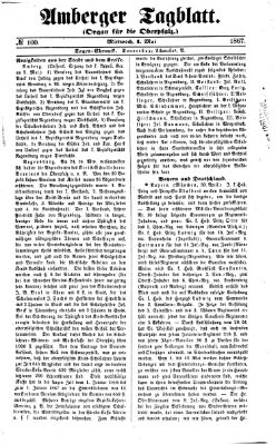 Amberger Tagblatt Mittwoch 1. Mai 1867