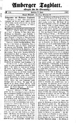 Amberger Tagblatt Freitag 7. Juni 1867