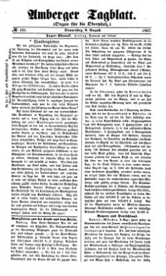 Amberger Tagblatt Donnerstag 8. August 1867