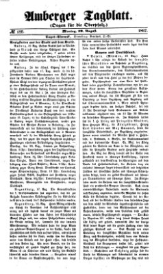 Amberger Tagblatt Montag 19. August 1867