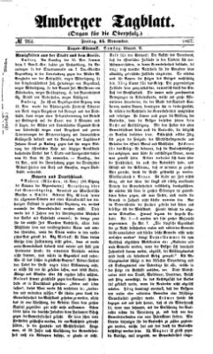 Amberger Tagblatt Freitag 15. November 1867