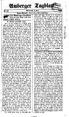 Amberger Tagblatt Mittwoch 1. Juli 1868