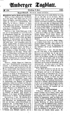 Amberger Tagblatt Dienstag 8. Juni 1869