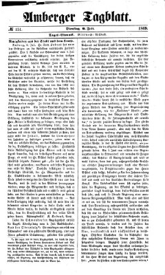 Amberger Tagblatt Dienstag 6. Juli 1869