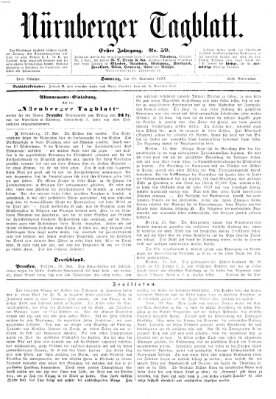 Nürnberger Tagblatt Sonntag 28. November 1869