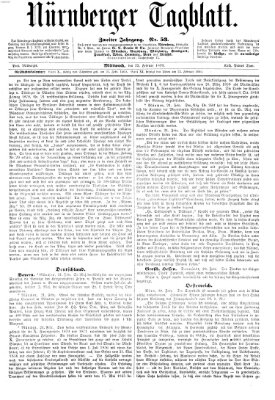 Nürnberger Tagblatt Mittwoch 23. Februar 1870