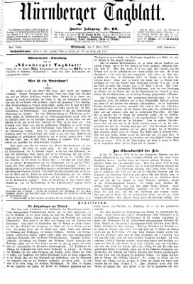 Nürnberger Tagblatt Mittwoch 2. März 1870