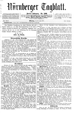 Nürnberger Tagblatt Montag 18. Juli 1870