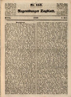 Regensburger Tagblatt Freitag 5. Juni 1846