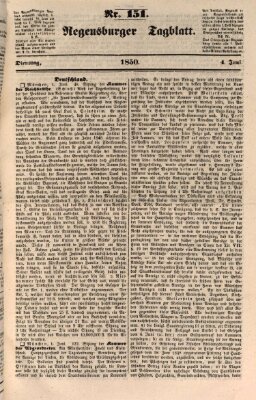 Regensburger Tagblatt Dienstag 4. Juni 1850