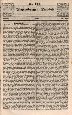 Regensburger Tagblatt Montag 24. Juni 1850