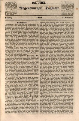 Regensburger Tagblatt Dienstag 5. November 1850