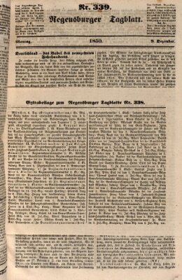 Regensburger Tagblatt Montag 9. Dezember 1850