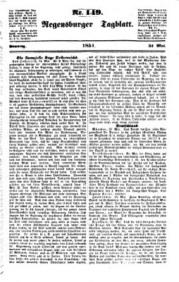 Regensburger Tagblatt Samstag 31. Mai 1851