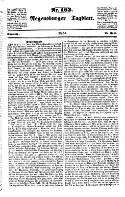Regensburger Tagblatt Sonntag 15. Juni 1851