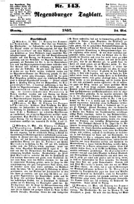 Regensburger Tagblatt Montag 24. Mai 1852