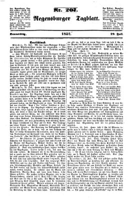 Regensburger Tagblatt Donnerstag 29. Juli 1852