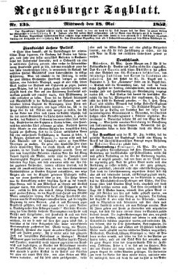 Regensburger Tagblatt Mittwoch 18. Mai 1853