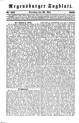 Regensburger Tagblatt Dienstag 31. Mai 1853