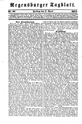 Regensburger Tagblatt Freitag 7. April 1854