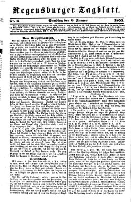 Regensburger Tagblatt Samstag 6. Januar 1855