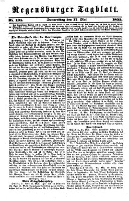 Regensburger Tagblatt Donnerstag 17. Mai 1855