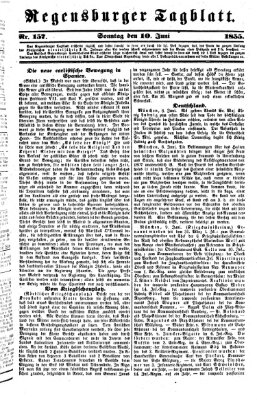 Regensburger Tagblatt Sonntag 10. Juni 1855