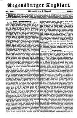 Regensburger Tagblatt Mittwoch 1. August 1855