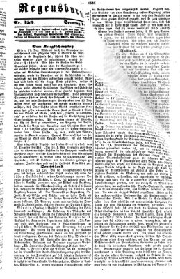 Regensburger Tagblatt Sonntag 30. Dezember 1855