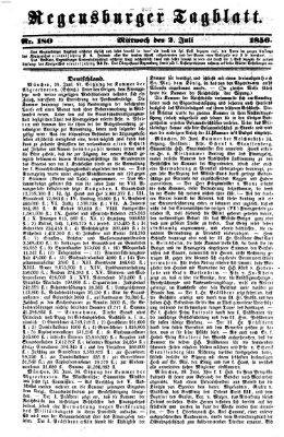 Regensburger Tagblatt Mittwoch 2. Juli 1856