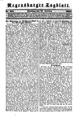 Regensburger Tagblatt Dienstag 21. Oktober 1856