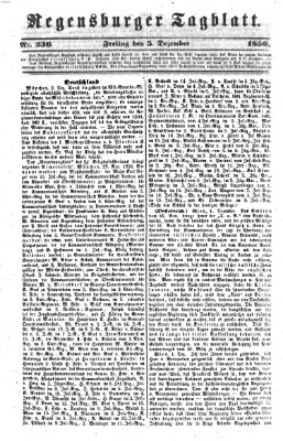 Regensburger Tagblatt Freitag 5. Dezember 1856
