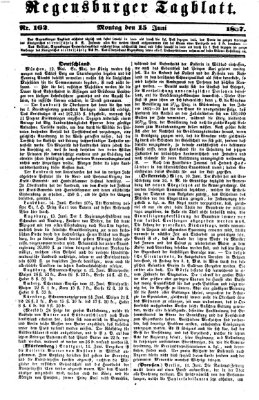 Regensburger Tagblatt Montag 15. Juni 1857