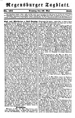 Regensburger Tagblatt Sonntag 16. Mai 1858