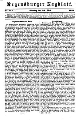 Regensburger Tagblatt Montag 24. Mai 1858