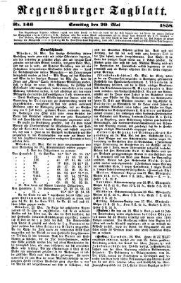Regensburger Tagblatt Samstag 29. Mai 1858