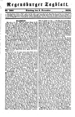 Regensburger Tagblatt Dienstag 2. November 1858