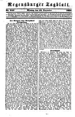 Regensburger Tagblatt Montag 13. Dezember 1858