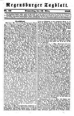 Regensburger Tagblatt Donnerstag 10. März 1859