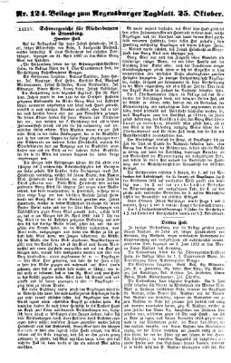 Regensburger Tagblatt Donnerstag 25. Oktober 1860