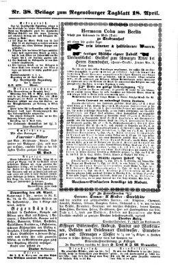 Regensburger Tagblatt Donnerstag 18. April 1861
