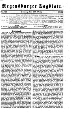 Regensburger Tagblatt Sonntag 30. März 1862